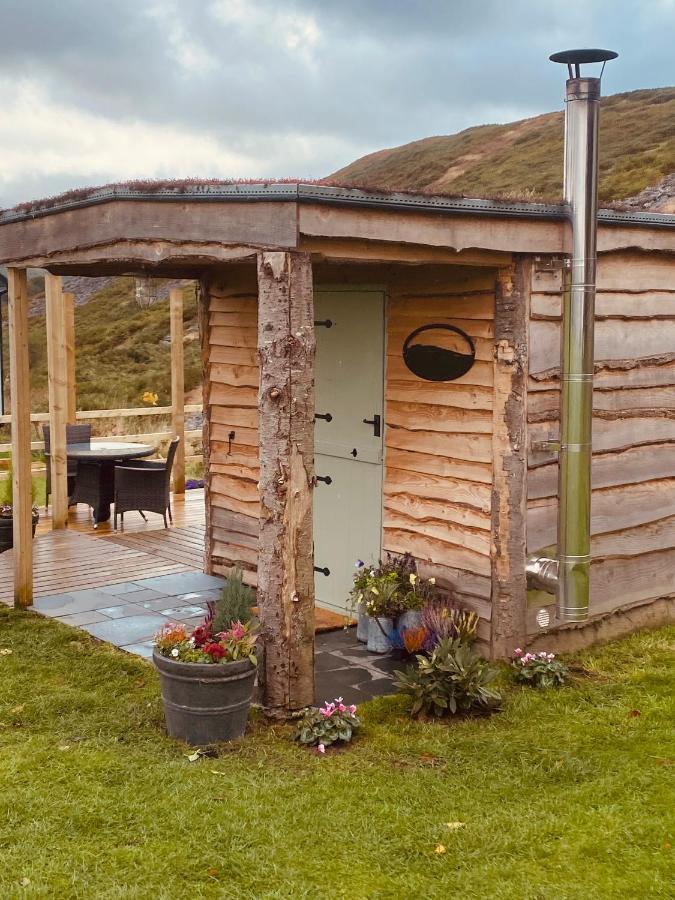 Farm stay The Original Sleeping Giant With Hot Tub & Alpacas Ystradgynlais